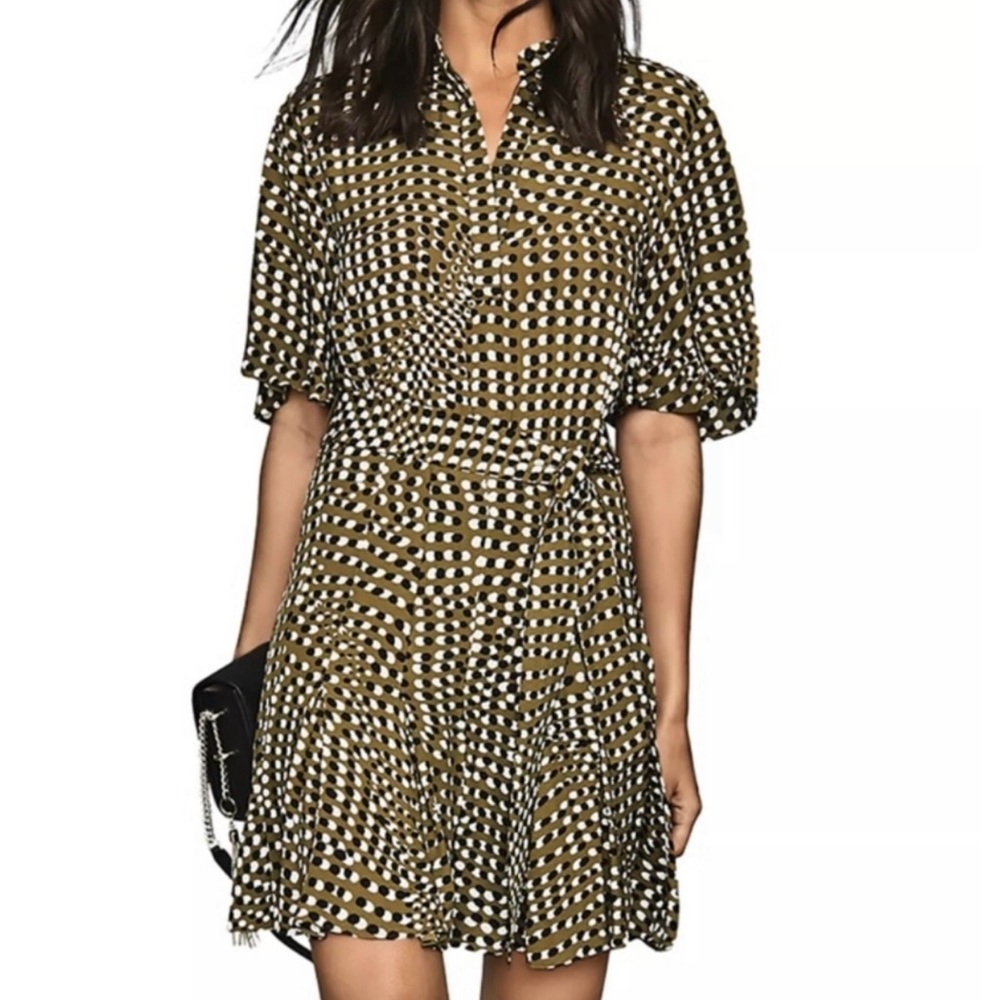 Reiss Ottoline Spot Dress